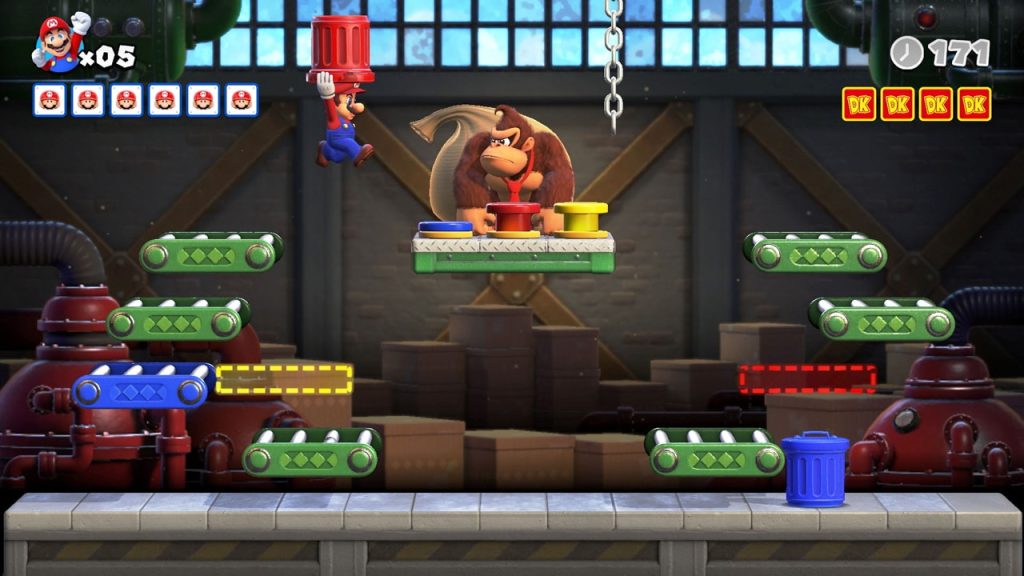 Mario vs Donkey Kong Switch gameplay