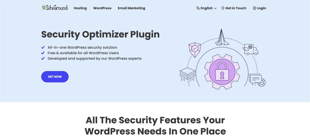 Siteground security WordPress