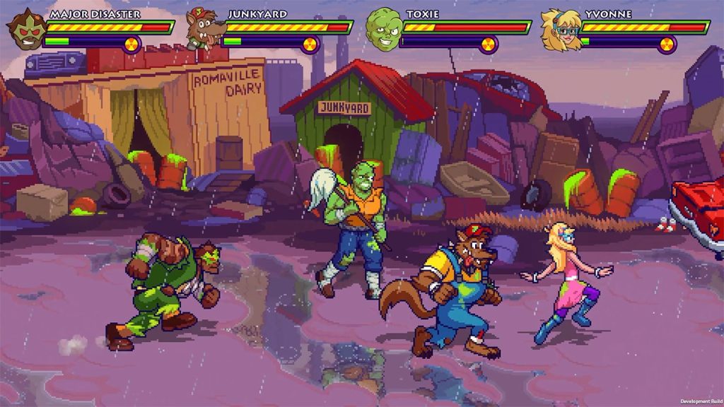 Jocuri arcade si retro-style. Toxic Crusaders