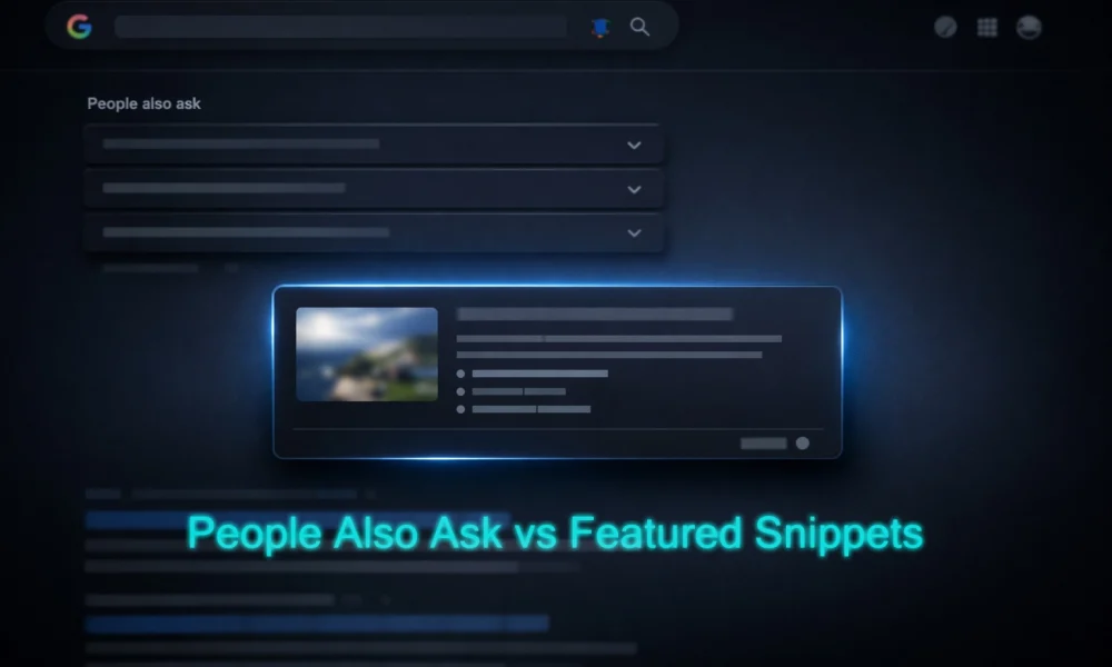 People Also Ask vs Featured Snippets diferente si strategii SEO